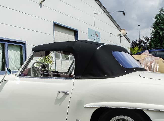 Profile: Optimized Original Line Convertible Top for Mercedes Benz 190SL in-house developed & handcrafted by CK-Cabrio